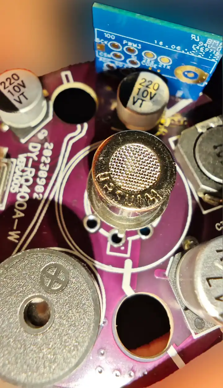 Gas Sensor on the PCB Gas Sensor